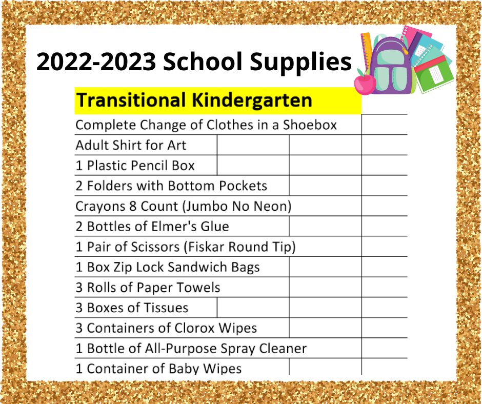 Castor High School - School Supplies Lists 2022-23